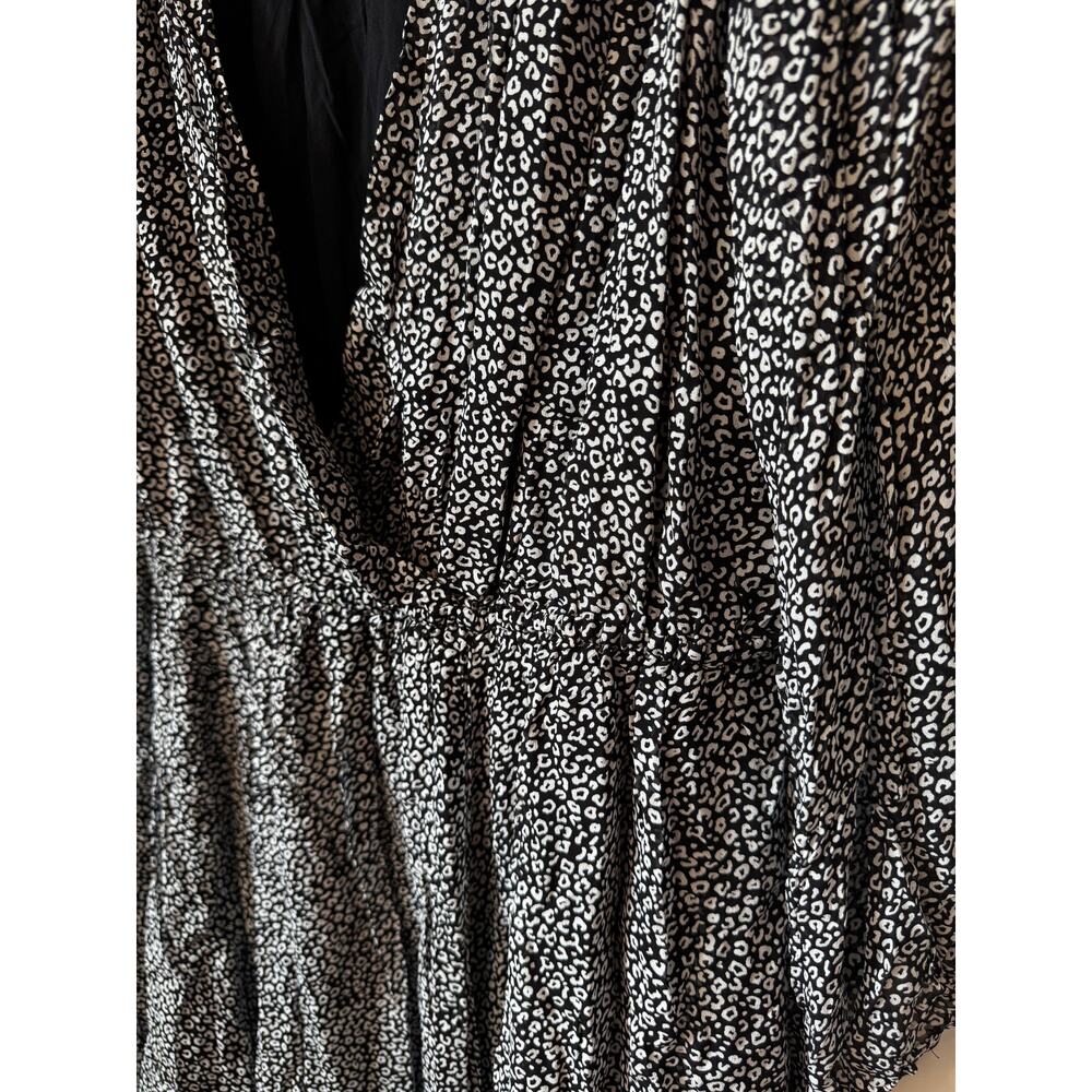 MAEVE BY ANTHROPOLOGIE Carolyn Faux Wrap Dress Cheetah Print Sz 3X $148 MSRP EUC - Picture 7 of 8